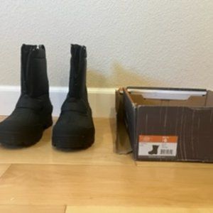 Boys Snow Boots, Black, Size 6